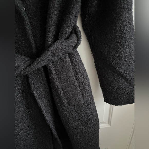 Long Dark Navy Coat - Picture 3 of 4